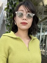 アミー 駒澤(Ammy komazawa)&nbsp;ボブ/ニュアンスパーマ/オリーブベージュカラー/透明感カラー