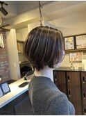 茅ヶ崎/ハイライト/髪質改善/白髪ぼかし/ショート/ボブ/レイヤー