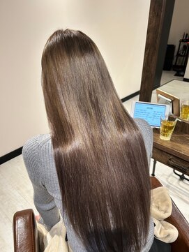 ソリス(Solis) 【Solis六本木】グレージュ×髪質改善トリートメント