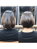 エトネ ヘアーサロン 仙台駅前(eTONe hair salon) 【大人女性】ショートボブ