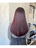 サクラ オモテサンドウ(SAKURA)&nbsp;ボルドーヘアでこの夏HOTに♪
