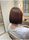 オイルでウェット感が◎ミニボブ＊切りっぱなしボブにも