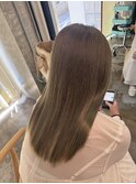 ブリーチ毛もサラサラ？【髪質改善ストレート】