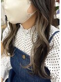 インナーカラー/デザインカラー/ベージュ/近鉄奈良