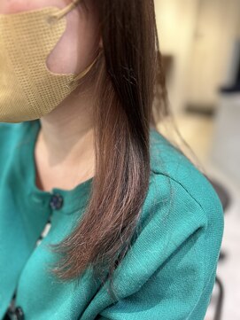 アジールヘア 池袋東口店(agir hair) ブリーチ&ダブルカラーインナーカラーミルクティー池袋東口