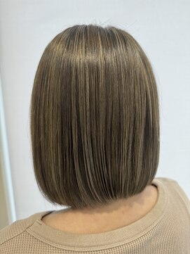 アンジュ 篠ノ井店(ange) オリーブベージュハイライト