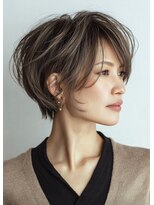 ハーツ(Heart's)&nbsp;ショート×白髪ぼかしハイライト