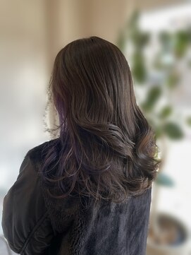 シー(SEA) パープルイヤリングカラー♪