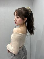 ボタン シブヤ(VOTAN SHIBUYA)&nbsp;オリーブブラウン/レイヤーカット/透明感カラー/韓国ヘア