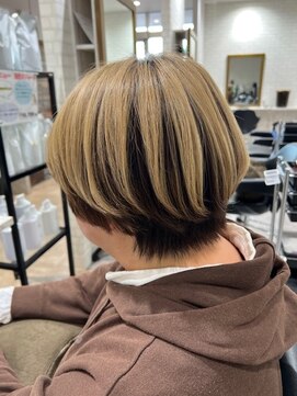 ディックス 佐倉店(dix) アンブレラカラー×ショート