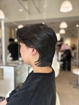 グランマッシュ(Granmash) メンズウルフ/センターパート/ウルフ男子/毛流れセンターパート