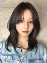 クーエフー(coo et fuu)&nbsp;冬カラーショート大人かわいい小顔韓国へア艶感ピンクベージュ