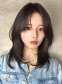 冬カラーショート大人かわいい小顔韓国へア艶感ピンクベージュ