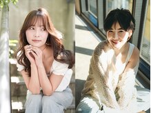 【小顔・似合わせカット】前髪の1mmにこだわります♪2way前髪、シースルー前髪、おくれ毛で可愛さUP♪