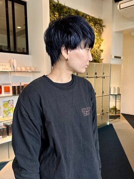 ラパンセノアール(LA PENSEE NOIR) ショート×ブルーブラック