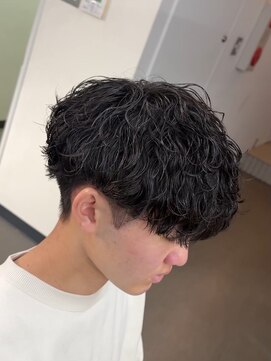 プルーブトウキョウ 渋谷(PROVE TOKYO) 爽やか無造作ビジネスツーブロック波巻きパーマ