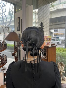 バイブアンドアネックス(VIBE & ANNEX) 【★AOI★】結婚式お呼ばれヘア/カチモリ/シニヨン/横浜/石川町