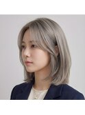 【狭山ヶ丘】ミルクティーシルバー×髪質改善TRで極上の艶