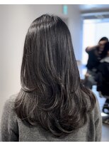 ムード(MOOD,)&nbsp;イメチェン/ピンクベージュ/アンブレラカラー/前髪/銀座駅