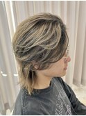 MEN’S HAIR/サーフカール/刈り上げセンターパート/伊勢崎