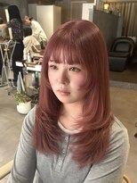 エッセ 大阪梅田茶屋町店(esse) 【梅田】ハイトーンピンクベージュ×フェイスレイヤー