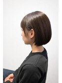 鎌倉大人ショートボブ顔回りレイヤーカットくびれショート30代