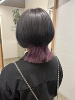 コタン(COTAN)&nbsp;クラゲヘア×デザインカラー/ピンクパープル.20代<中路>