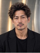 メンズサロン RE:TONE　by YUIMARL【リトーン バイ ユイマァル】&nbsp;色気のある大人アップバングパーマ