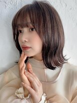タヤ 駒沢店(taya)&nbsp;大人かわいい外ハネボブ×艶ブラウン
