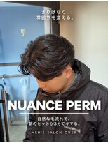 オーバー 町田店(OVER)&nbsp;ニュアンスパーマ【町田/MEN'S/シャドウ/フェザーパーマ】