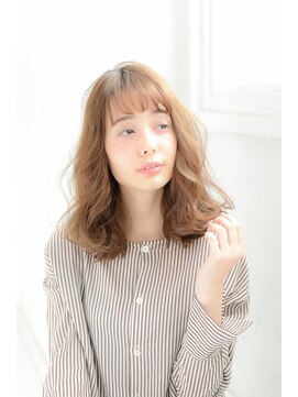 ラボヌール ヘアーウル 春日部西口店(La Bonheur hair heureux) ミディーウェーブ