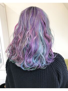 グルック ヘアー リラクゼーション 美章園店(Gluck Hair Relaxation) ユニコーンカラー