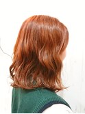 京都・西院cuculehair　ビビットオレンジ