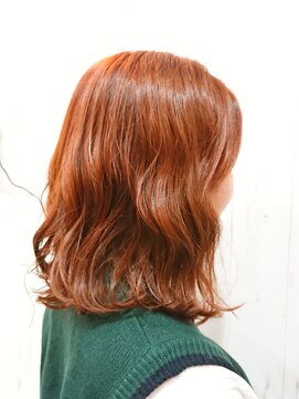 ククル ヘアー(cucule Hair) 京都・西院cuculehair ビビットオレンジ