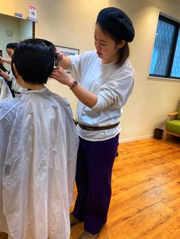 フーヘアーリビング(Fuu Hair Living)の写真/【OPEN3周年★】丁寧なカウンセリングと高い技術で理想を実現！半個室の空間で周りを気にせず過ごせる♪