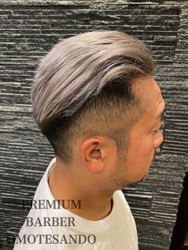 プレミアムバーバー 表参道店(PREMIUM BARBER produce by HIRO GINZA) シルバーカラー/バーバースタイル/理容室/表参道渋谷青山
