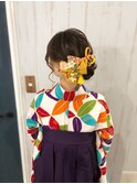 『ヘアセット専門店Mature』袴着付け+ヘアセット5