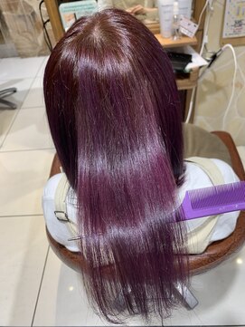 ヘアリゾートエーアイ 新宿西口店(hair resort Ai) パープルカラー×髪質改善