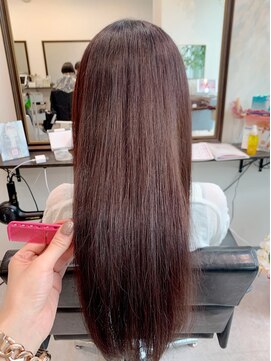 グーフィートーキョー 銀座(Goofy Tokyo) ☆髪質改善カラーでピンクブラウン☆/髪質改善とカラー/