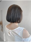『お客様スタイル』まとまるイングラボブ×透明感グレージュ