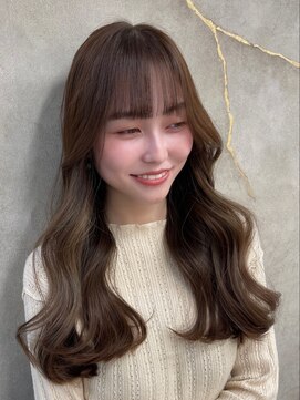 ロンドアヴァントゥス 池袋(Lond aventus) 韓国、ワンホン、ミディアムヘア、ショコラベージュ
