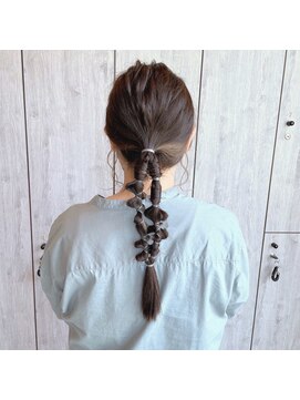 ヘアーリゾートノーブル(Hair Resort Noble) 個性派ポコポコタイトアレンジ