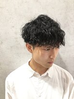 ヘアガーデン オフ(hair garden off)&nbsp;縦落ち波巻きパーマ