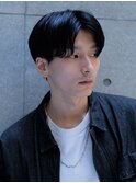 センターパート マッシュショート 韓国ヘア 眉毛カット【札幌】