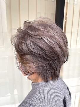 アッシュ 中山店(Ash) 【家郷限定】脱白髪染めのテクニックカラー