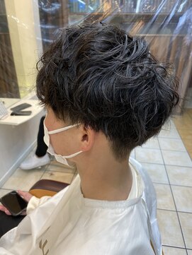 クオリス 上板橋店(QUALIS) 10代20代大人気！メンズマッシュスパイラルパーマスタイル