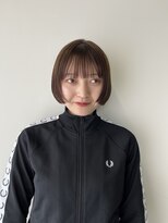 シスタ(SISTA) ボブ×パッツンボブ×ブラウンスタイル