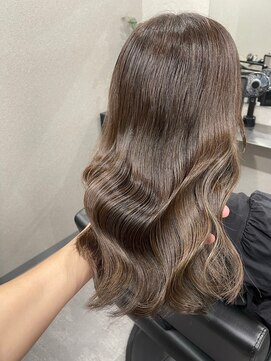 スラッシュ(SLASH) 髪質改善/グレージュ/透明感カラー/ナチュラル/