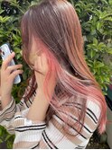 春のインナーカラー＊inner pink