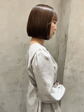 ロンドソレイユ 池袋(Lond soleil) ボブ/前髪カット/レイヤーカット×ケアブリーチ/デザインカラー